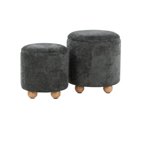 Bacci Nesting Ottoman - Set Of 2